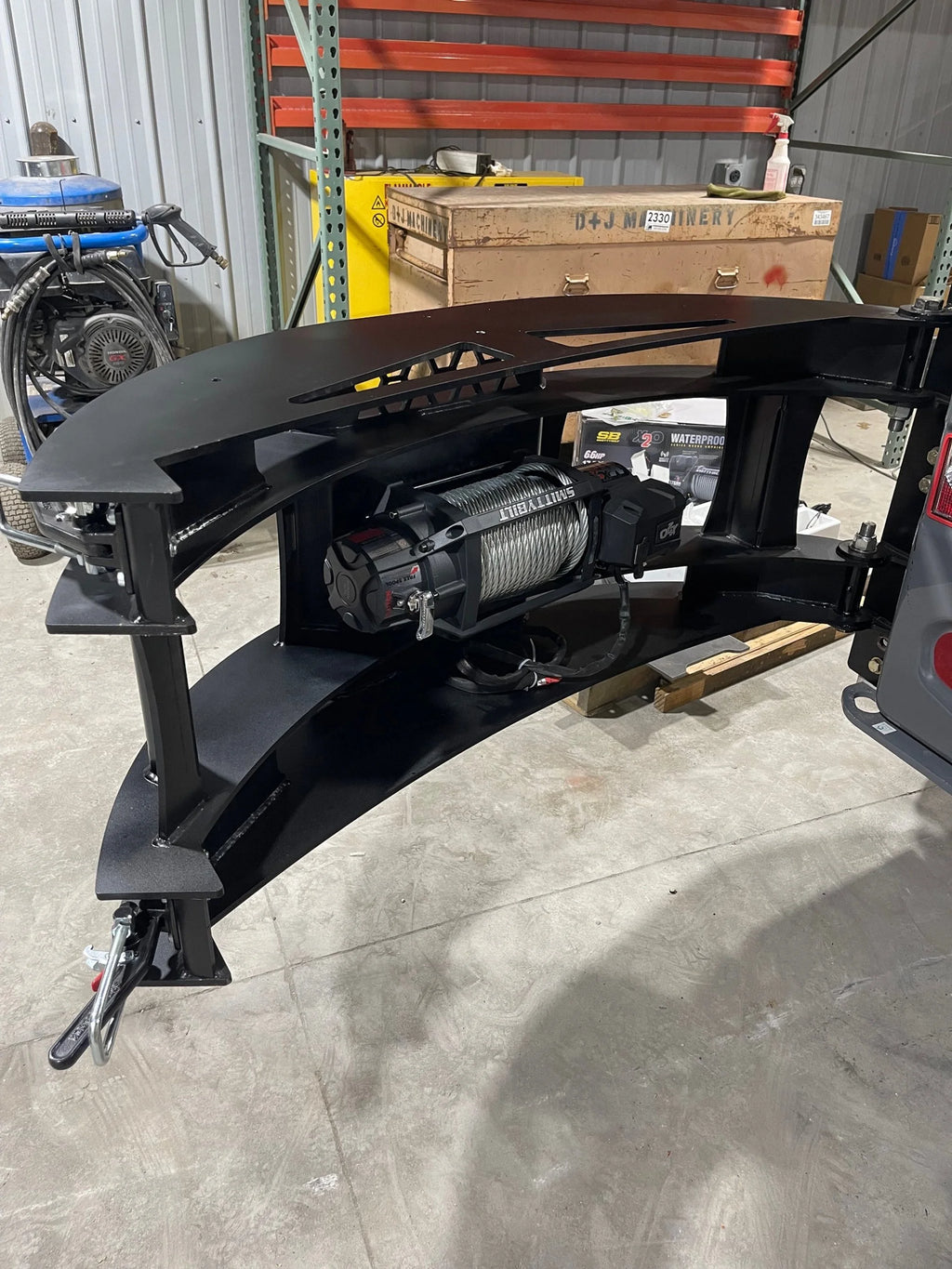 Takeuchi TL8R2 Rear Swing-Out Winch Bumper