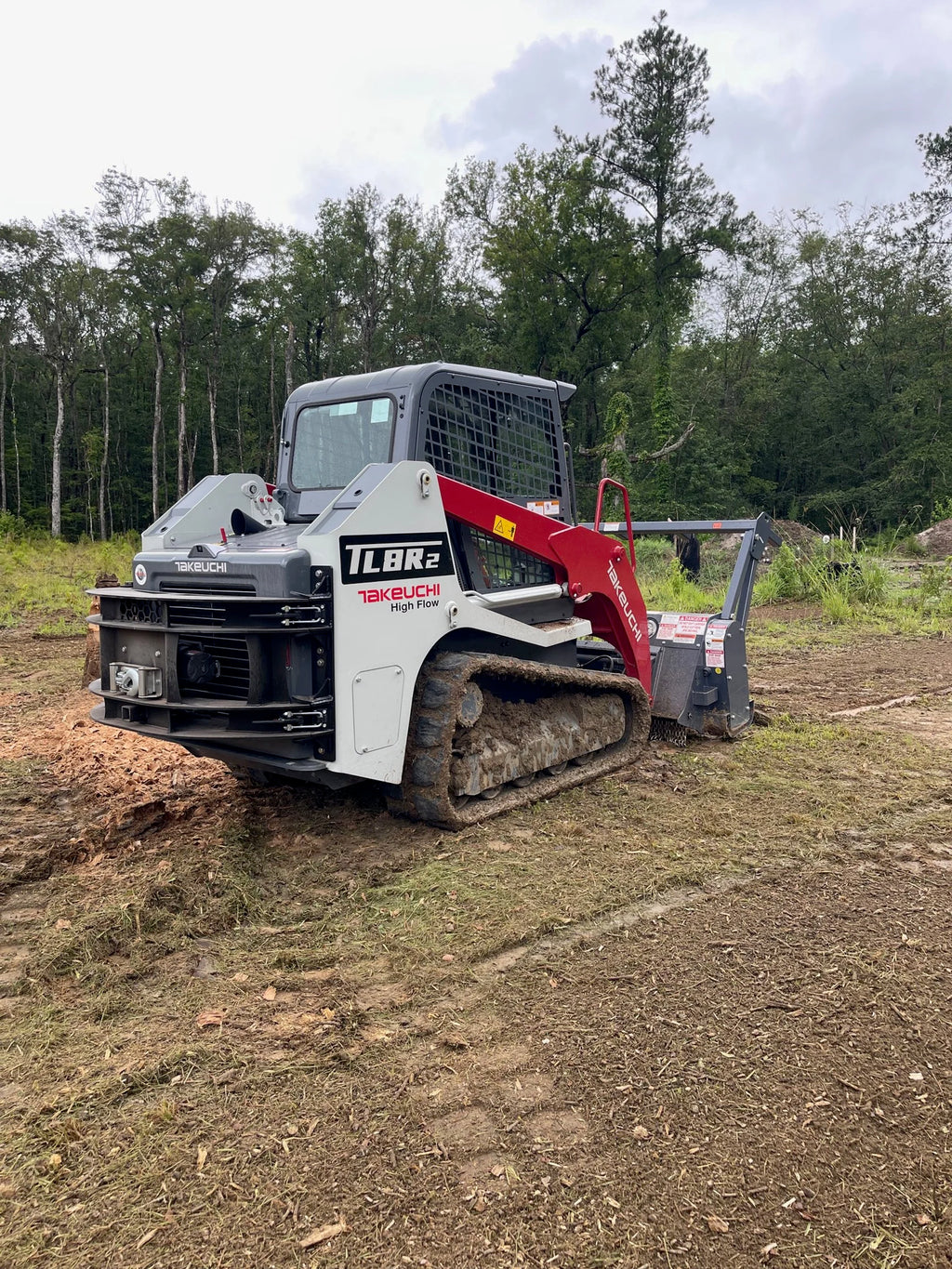 Takeuchi TL8R2 Rear Swing-Out Winch Bumper