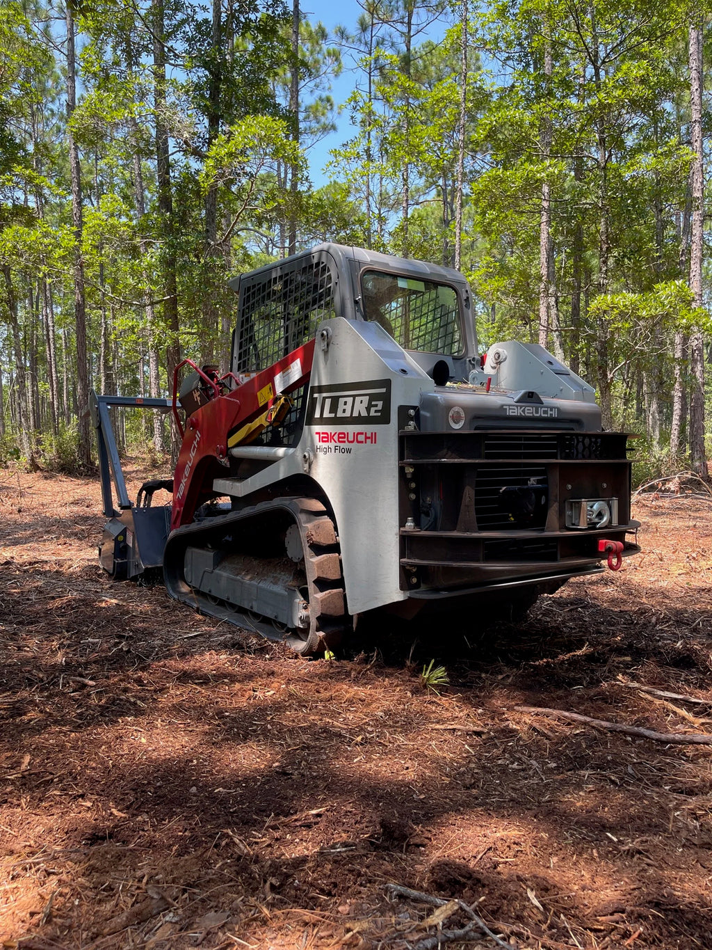 Takeuchi TL8R2 Rear Swing-Out Winch Bumper
