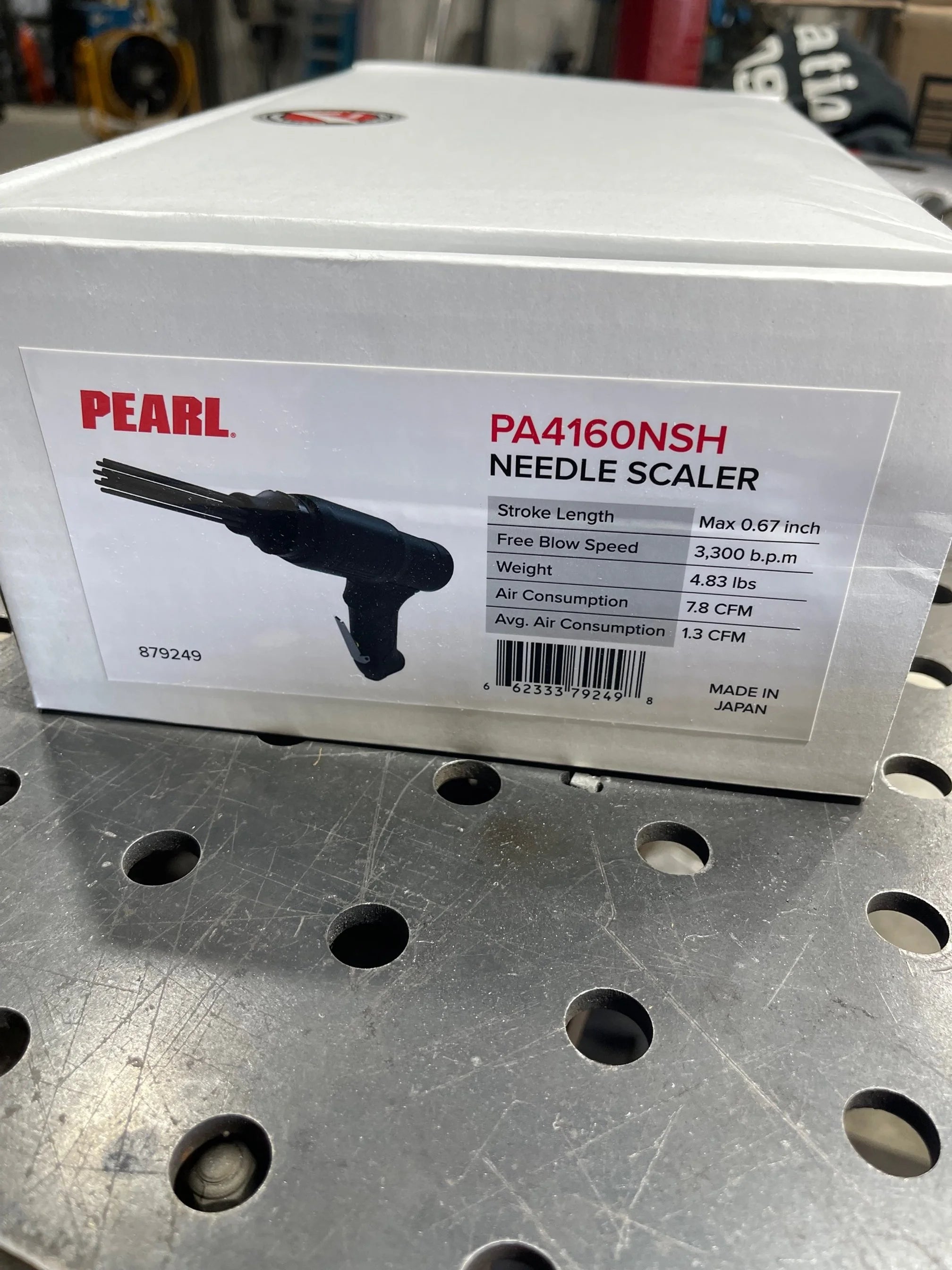 Pearl Abrasives Pistol grip pneumatic needle scaler PA4160NSH